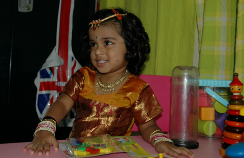 Radha dress on Gokulashtami