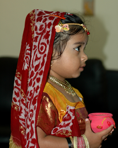 Radha dress on Gokulashtami