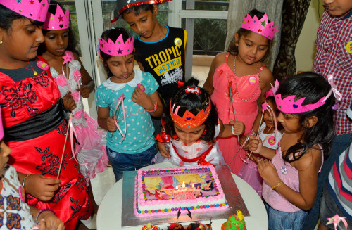princess theme birthday cake